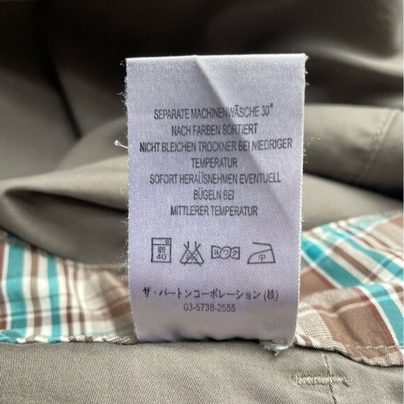 B by Burton Y2K Wide Leg Pants Cocoa Brown Outdoor Hiking Camping Women’s Size 8 - Picture 10 of 12